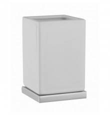 Stella Bamboo Quadro Стакан с подставкой настольный 1014/B016 цвет: хром. BQ 10101 CR00