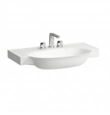 Laufen New Classic Раковина накладная 80х48х7.5см, с 3 отв., без перелива, цвет: белый матовый. 8.1385.5.757.158.1