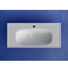 Раковина накладная Ceramicanova Sabo с отверстием под смеситель 100 CN13003 белый