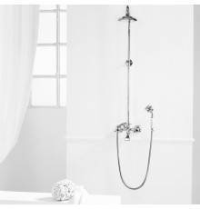 Stella Eccelsa Душевой комплект 3284/33: смеситель, верхний+ручной душ, цвет: хром. EC 02514 CR00