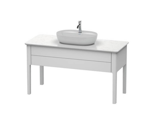 Duravit Luv База напольная 138.8x57х74.3см., 1 выдв.ящик, с раковиной и столешницей каменной, цвет: белый матовый. 0379602300, LU946601717, LU956103636 Duravit Luv База напольная 138.8x57х74.3см., 1 выдв.ящик, с раковиной и столешницей каменной, цвет: белый матовый. 0379602300, LU946601717, LU956103636
