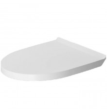 Duravit DuraStyle Сиденье съемное для унитаза BASIC, цвет: белый/нержавеющая сталь. 0020790000
