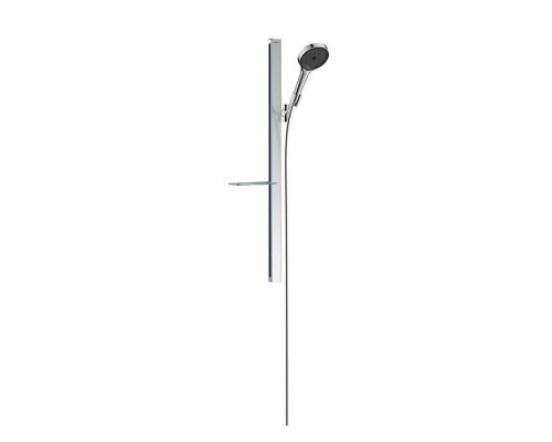 Hansgrohe Rainfinity Душевой набор (ручной душ 130мм, 3jet, штанга 900мм, держатель, шланг), цвет: хром. 27671000 Hansgrohe Rainfinity Душевой набор (ручной душ 130мм, 3jet, штанга 900мм, держатель, шланг), цвет: хром. 27671000