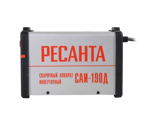 Аппарат сварочный инверторный Ресанта САИ-190Д Аппарат сварочный инверторный Ресанта САИ-190Д