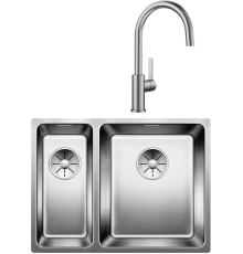 Комплект Мойка кухонная Blanco Andano 340/180-U R + Смеситель Candor 523120