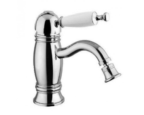 OXFORD См-ль для биде монокоманд. (ручка белая) хром BN.OXF-6325CR BN.OXF-6325СR