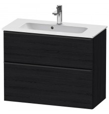 Duravit D-Neo Тумбочка подвесная Compact 81x37.2x62.5см., раковина, 1 ящик, цвет: Black Oak. 2342830000,  DE436901616
