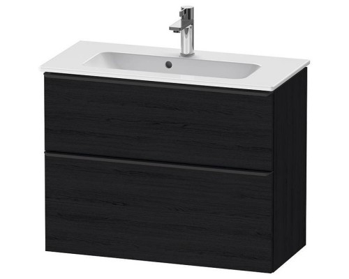 Duravit D-Neo Тумбочка подвесная Compact 81x37.2x62.5см., раковина, 1 ящик, цвет: Black Oak. 2342830000, DE436901616 Duravit D-Neo Тумбочка подвесная Compact 81x37.2x62.5см., раковина, 1 ящик, цвет: Black Oak. 2342830000, DE436901616