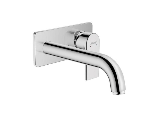 Hansgrohe Vernis Shap Смеситель для раковины, настенный, излив 204 мм, внешняя часть, цвет: хром . 71578000 Hansgrohe Vernis Shap Смеситель для раковины, настенный, излив 204 мм, внешняя часть, цвет: хром . 71578000