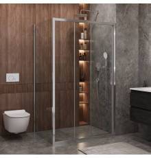 Душевой уголок Cezares Molveno AHF 31 120+90 C CR IV, 120х90 см, профиль хром, стекло прозрачное