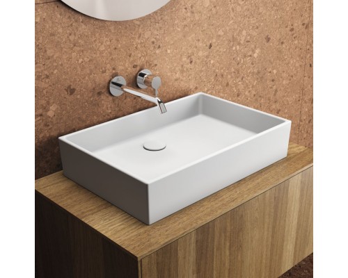 Ideal Standard Extra Раковина 60х40хh12.5см., накладная, без отв., без перелива, с крепежом, цвет: белый глянец. T374001