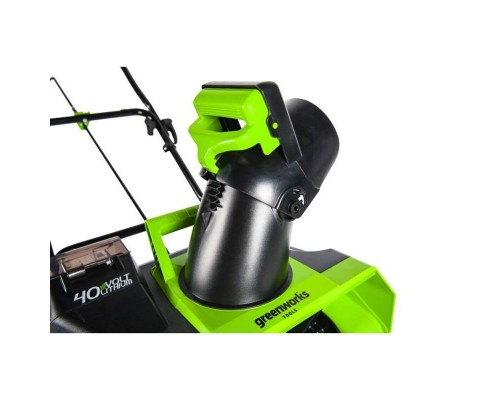 Снегоуборщик аккумуляторный Greenworks GD40SB бесщеточный (АКБ 4 А.ч; ЗУ)