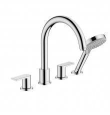 Hansgrohe Vernis Shap Смеситель на край ванны, на 4 отв, цвет: хром . 71459000
