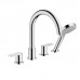 Hansgrohe Vernis Shap Смеситель на край ванны, на 4 отв, цвет: хром . 71459000