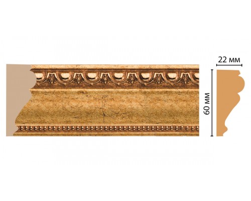 Молдинг DECOMASTER 161-58 ДМ (60*22*2400 мм) Молдинг DECOMASTER 161-58 ДМ (60*22*2400 мм)