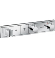 Термостатический смеситель встраиваемый Hansgrohe RainSelect 15355000, С ВНУТРЕННЕЙ ЧАСТЬЮ, хром