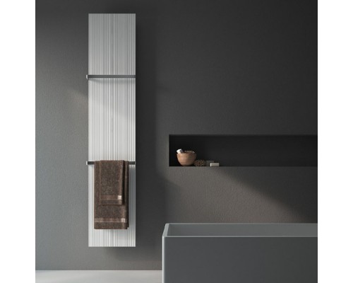 Antrax Lana Полотенцесушитель 40,3x170Hсм., в комплекте с 1 полотенцедержателем, цвет: белый матовый. ECLF1B170002B/BCOR