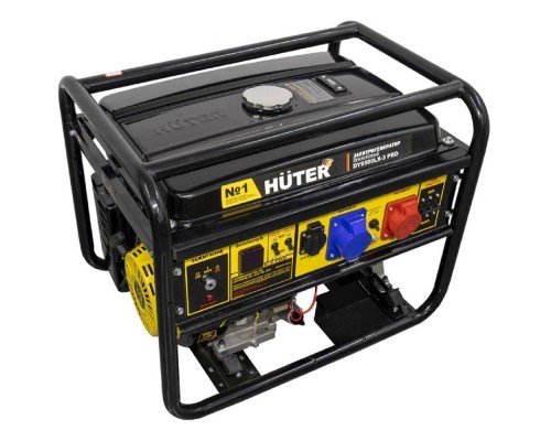 Генератор бензиновый HUTER DY9500LX-3 PRO-электростартер (380В/220В)