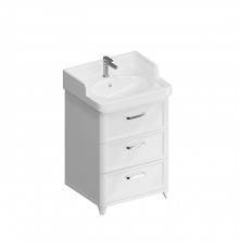 Kerama Marazzi Pompei Тумба напольная 60см, с 3 ящиками, цвет: белый глянцевый