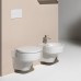 Laufen VAL Биде подвесное 53x39x43см с 1 отв. под смеситель, без боковых отв, цвет: белый. 8.3028.1.000.302.1