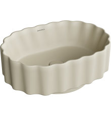 Накладная раковина KERAMA MARAZZI Conchiglia 50 песочная матовая