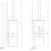 Decor Walther Corner WBD N Туалетный ершик, подвесной, цвет: хром. 0564000