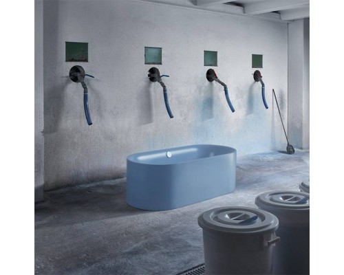 BetteLux Oval Silhouette Ванна отдельностоящая овальная 180x80x45 см, цвет: blue satin. B601-901,  3466-418 CFXXS