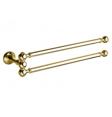 RE 214.52 GOLD Держатель полотенца, поворотный, двойной, золото RE21452