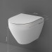 C701700MWSC Унитаз подвесной FlashClean с сиденьем микролифт, матовый