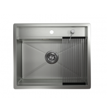Мойка кухонная Granula Kitchen Space 6051, матовая сталь