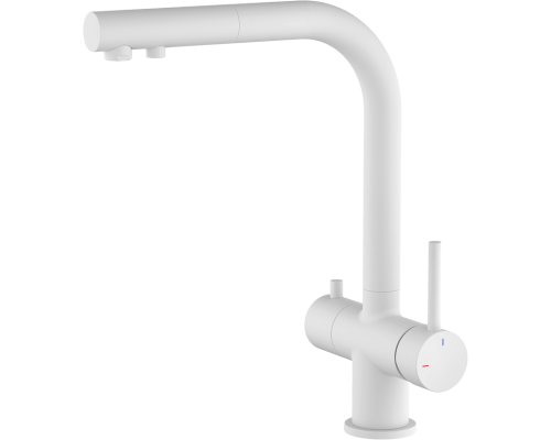 Смеситель для кухни Timo Saona 2356/16FL матовый белый