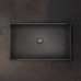 Gessi 316 Раковина 60x35 см, без отв., для установки на столешницу, без перелива, нержавеющая сталь, цвет: Black Metal Brushed PVD. 54606#707