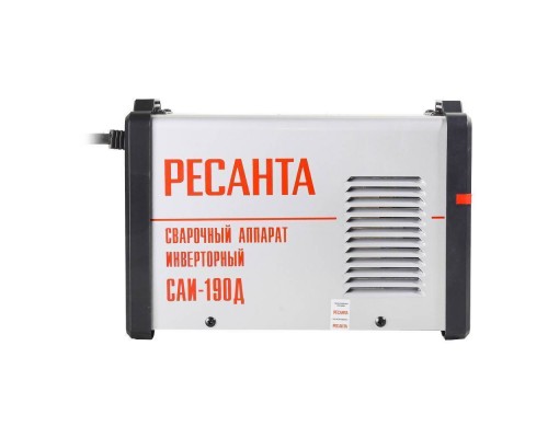 Аппарат сварочный инверторный Ресанта САИ-190Д Аппарат сварочный инверторный Ресанта САИ-190Д