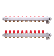 Комплект коллекторов Danfoss SSM-10 для 10 контуров. 088U0810