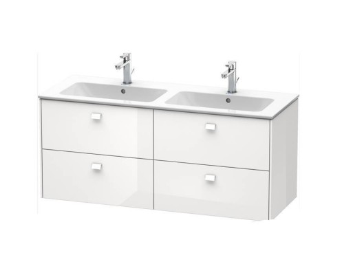 Duravit  Brioso Тумба подвесная 129x47.9х55.3см, с раковиной, с 4 выдвижными ящиками, цвет: белый глянц. 2336130000,  BR410602222