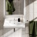 Kerama Marazzi Pompei Раковина 80х50х26.5см., подвесная, мебельная, 1 отв., с переливом, цвет: белый глянцевый. PO.wb.80