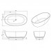 Knief Oval Shape Ванна отдельностоящая 180х93x56см., из полимерного материала, цвет: Turmalin # 020. 70001020