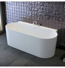 Knief Coast Ванна пристенная 170х75х60см, материал Stone, цвет: белый матовый. 0600-710-01