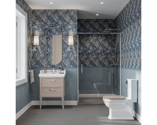 Kerama Marazzi Pompei Тумба подвесная 60см, с 2 ящиками, цвет: камео бежевый глянцевый. PO.N.60.2\CAM