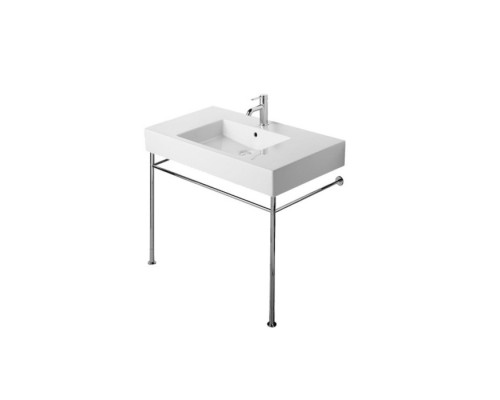 Duravit Vero Раковина 125x49см., подвесная, 1 отв., с переливом, цвет: белый. 0329120000