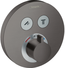 HG 15 743 340 ShowerSelect S Термостат для 2х потребителей (внешняя монтажная часть) 15743340