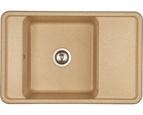 Мойка кухонная AQUATON Беллис 78 песочная