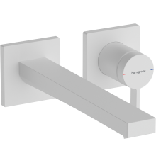 Смеситель для раковины Hansgrohe Tecturis E 73051700 С ВНУТРЕННЕЙ ЧАСТЬЮ матовый белый