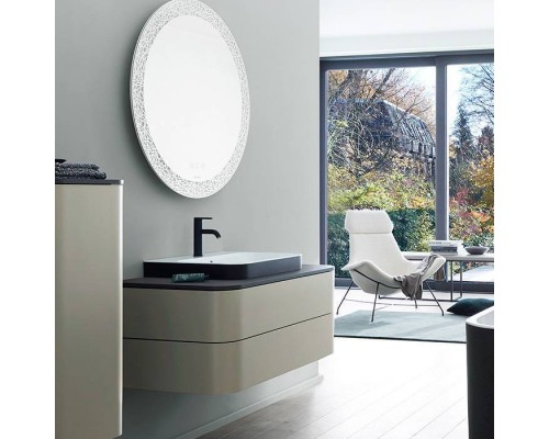 Duravit Happy D.2 Plus Тумба подвесная 100x55х40.8см с раковиной, 2 ящика, цвет: stone grey satin matt/Anthracite matt/белый. 2360606100, HP497109292, HP031E08080 Duravit Happy D.2 Plus Тумба подвесная 100x55х40.8см с раковиной, 2 ящика, цвет: stone grey satin matt/Anthracite matt/белый. 2360606100, HP497109292, HP031E08080