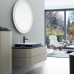 Duravit Happy D.2 Plus Тумба подвесная 100x55х40.8см с раковиной, 2 ящика, цвет: stone grey satin matt/Anthracite matt/белый. 2360606100, HP497109292, HP031E08080