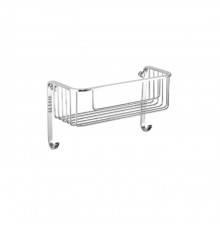 Bertocci Baskets Сетка для душа, 40х8,5х12см., с двумя крючками, цвет: хром. 104 0165 0000