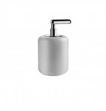 Gessi Goccia Дозатор для жидкого мыла настольный, цвет: хром/белый. 38037#031