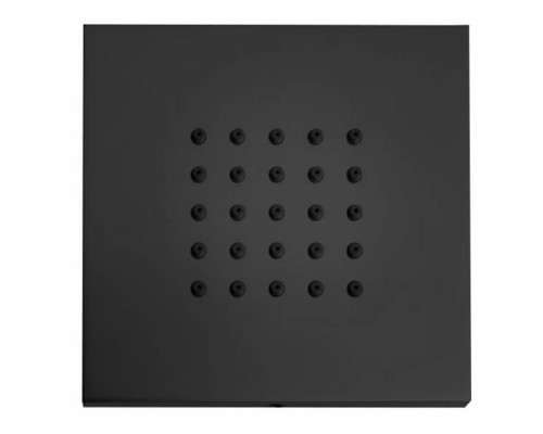 Bossini Cubic Flat Настенная форсунка 10х10 см, цвет: черный матовый . I00176.073 Bossini Cubic Flat Настенная форсунка 10х10 см, цвет: черный матовый . I00176.073
