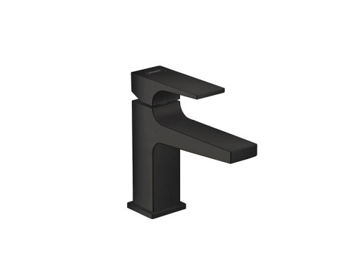 Hansgrohe Metropol Смеситель для раковины 100, на 1 отв, с донным клапаном, излив 127мм, цвет: черный матовый. 32500670 Hansgrohe Metropol Смеситель для раковины 100, на 1 отв, с донным клапаном, излив 127мм, цвет: черный матовый. 32500670