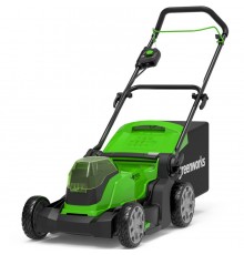 Газонокосилка аккумуляторная Greenworks G24X2LM41, 24В (2 АКБ 4 Ач и ЗУ)